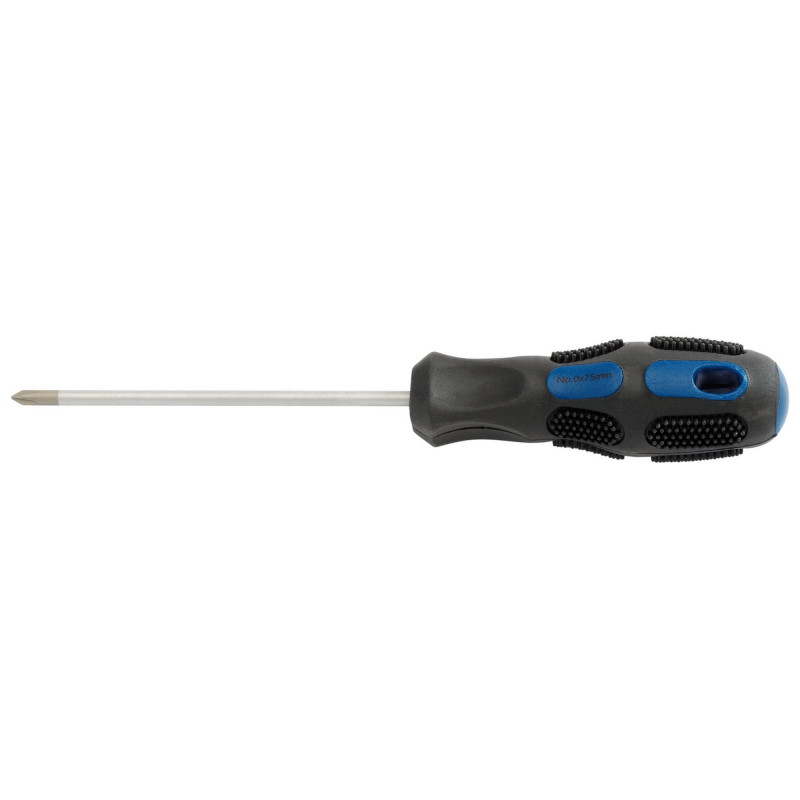 Draper Expert Cross Slot Screwdriver, No.0 x 75mm (Sold Loose) - Discontinued