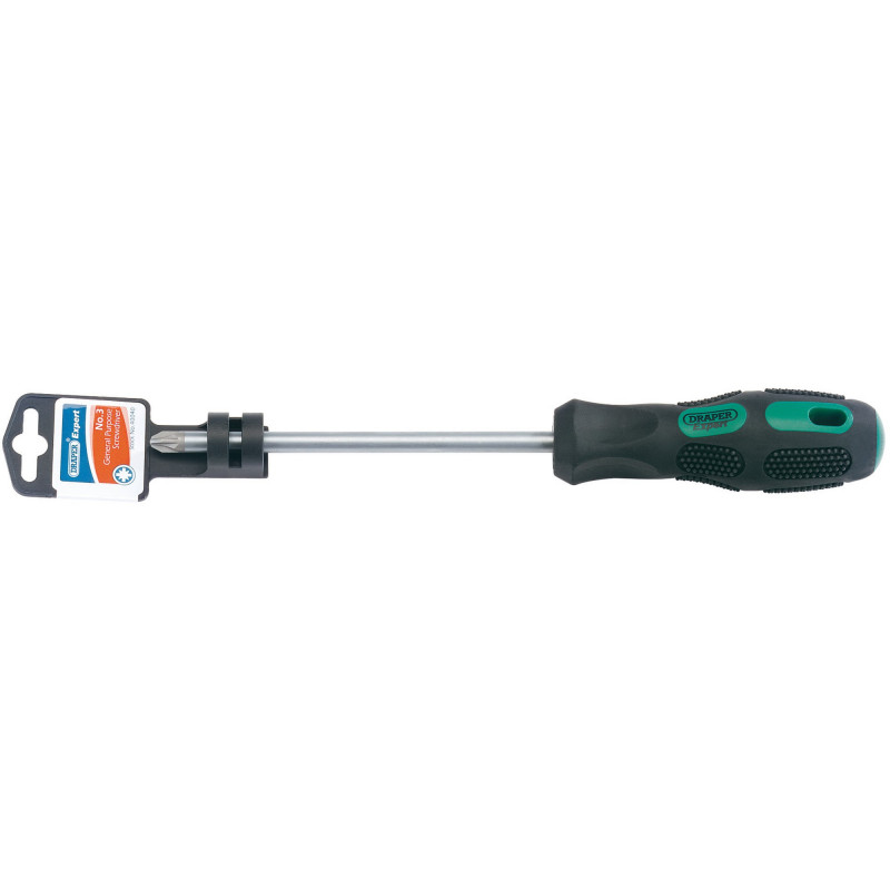 Draper Expert PZ Type General Purpose Screwdriver, No.3 x 150mm
