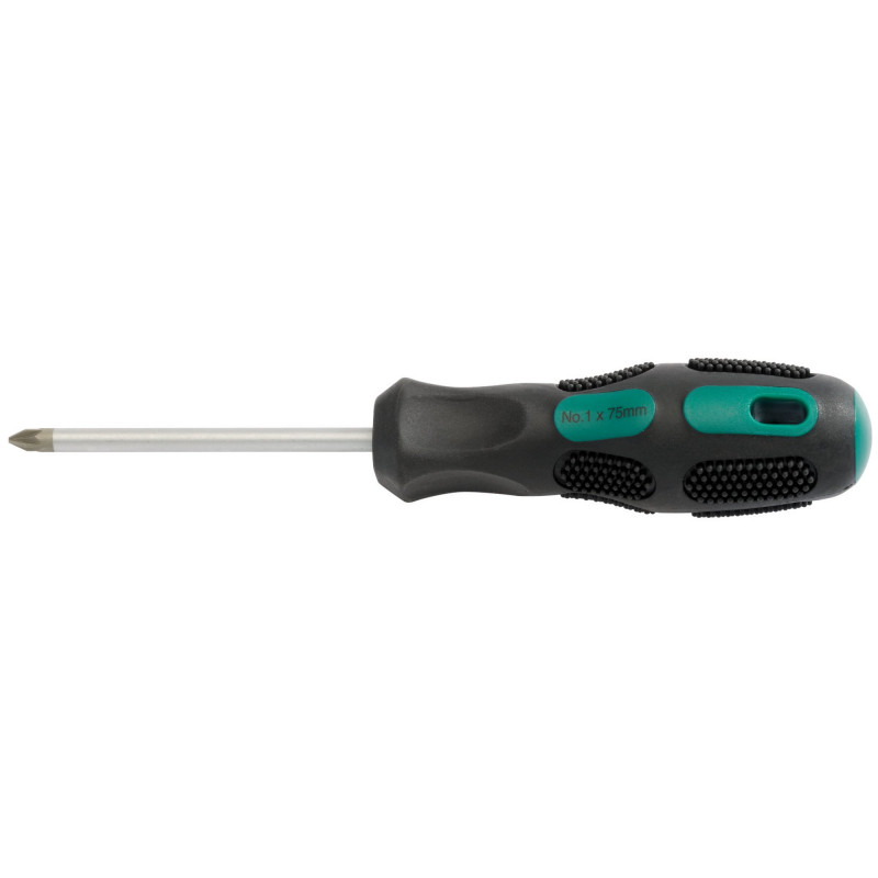 Draper Expert PZ Type Screwdriver, No.1 x 75mm (Sold Loose)
