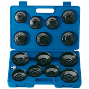 Oil Filter Cup Socket Set, 3/8 Sq. Dr. (15 Piece)