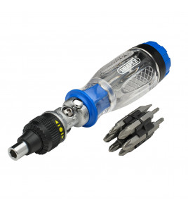 Draper Ratcheting Screwdriver and Bit Set (14 Piece)