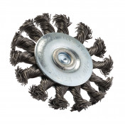 Steel Twist-Knot Wire Wheel Brush, 75mm