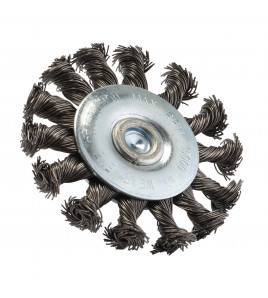 Steel Twist-Knot Wire Wheel Brush, 75mm
