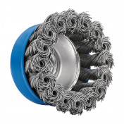 Steel Twist-Knot Wire Cup Brush, 65mm, M14