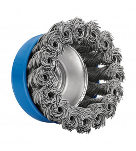 Steel Twist-Knot Wire Cup Brush, 65mm, M14