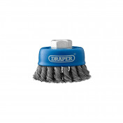 Steel Twist-Knot Wire Cup Brush, 75mm, M14