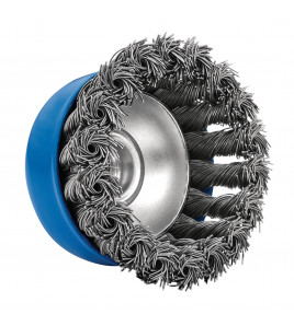 Steel Twist-Knot Wire Cup Brush, 75mm, M14