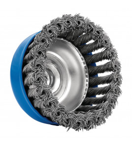 Steel Twist-Knot Wire Cup Brush, 100mm, M14