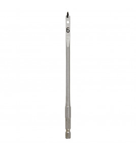 Flat Wood Drill Bit, 6 x 152mm