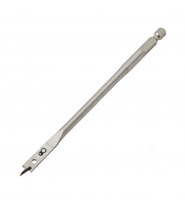Flat Wood Drill Bit, 8 x 152mm
