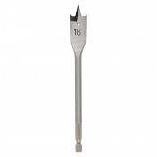 Flat Wood Drill Bit, 16 x 152mm