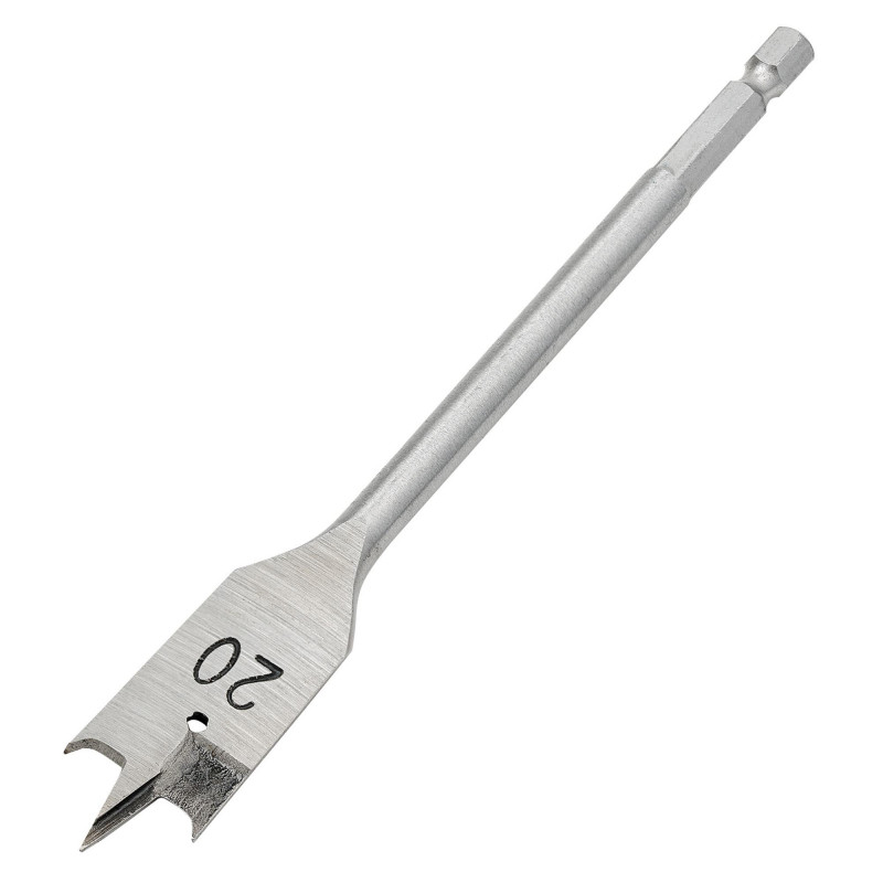Flat Wood Drill Bit, 20 x 152mm