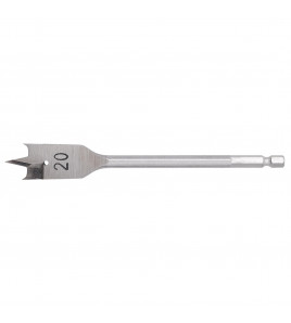 Flat Wood Drill Bit, 20 x 152mm
