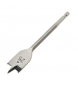 Flat Wood Drill Bit, 25 x 152mm