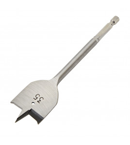 Flat Wood Drill Bit, 35 x 152mm
