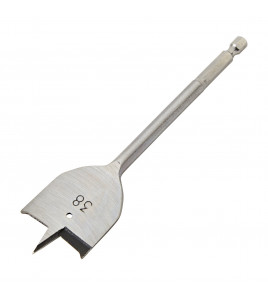 Flat Wood Drill Bit, 38 x 152mm