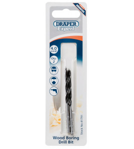 Wood Drill Bit, 4mm (Pack of 2) - Discontinued