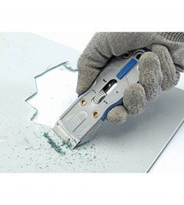 Retractable Window Scraper with x 5 Blades