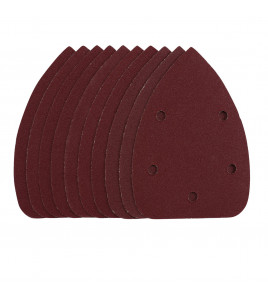 Detail Sanding Sheets with Hook and Loop, 140mm, 120 Grit, SSD2 (Pack of 10)