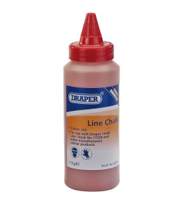 Plastic Bottle of Red Chalk for Chalk Line, 115g