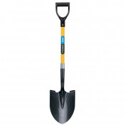 Round Point Builders Shovel with Fibreglass Shaft