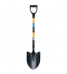 Round Point Builders Shovel with Fibreglass Shaft