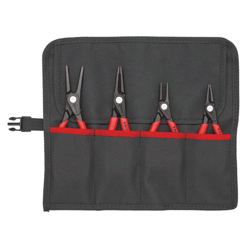 KNIPEX 00 19 57 Precision Circlip Plier Set, 4 Piece