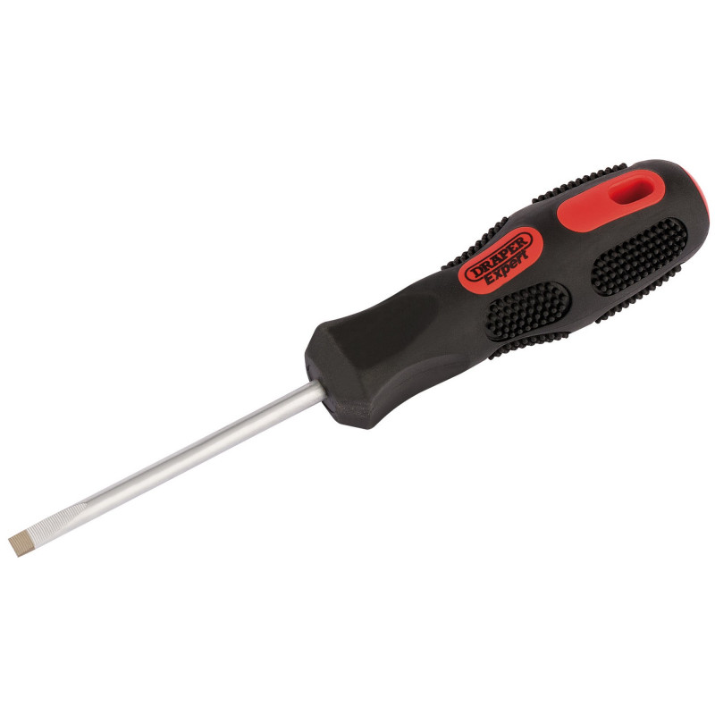 Draper Expert Plain Slot Parallel Tip Screwdriver, 5 x 75mm (Sold Loose)