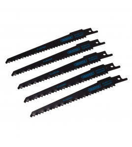 Bi-metal Reciprocating Saw Blades for Plaster Cutting, 150mm, 6tpi (Pack of 5)