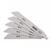 Bi-metal Reciprocating Saw Blades for Metal Cutting, 150mm, 24tpi (Pack of 5)