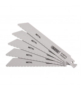 Bi-metal Reciprocating Saw Blades for Metal Cutting, 150mm, 24tpi (Pack of 5)