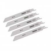 Bi-metal Reciprocating Saw Blades for Metal Cutting, 150mm, 24tpi (Pack of 5)