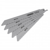 Bi-metal Reciprocating Saw Blades for Metal, 150mm, 14tpi (Pack of 5)