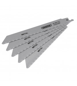 Bi-metal Reciprocating Saw Blades for Metal, 150mm, 14tpi (Pack of 5)