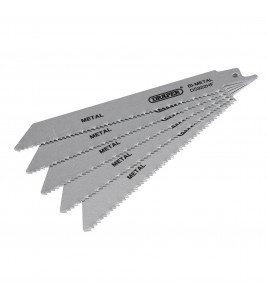 Bi-metal Reciprocating Saw Blades for Metal, 150mm, 10tpi (Pack of 5)