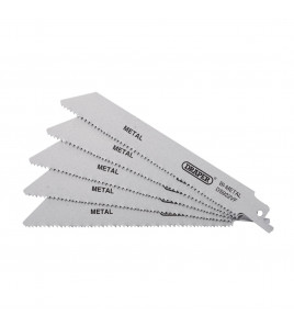 Bi-metal Reciprocating Saw Blades for Metal, 150mm, 10-14tpi (Pack of 5)