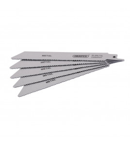 Bi-metal Reciprocating Saw Blades for Metal, 150mm, 10-14tpi (Pack of 5)