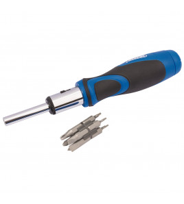 Ratchet Screwdriver and Bit Set (13 Piece)