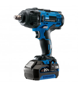 Draper Storm Force® 20V Mid-Torque Impact Wrench, 1/2 Sq. Dr., 400Nm, 1 x 4.0Ah Battery, 1 x Charger
