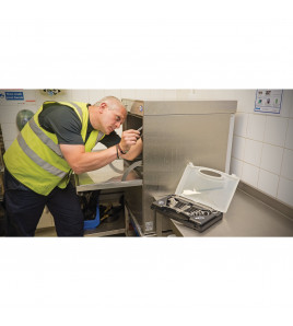 Long Metric Stainless Steel Combination Spanner Set (8 Piece)