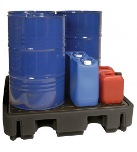 Four Drum Spill Containment Pallet