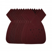 Detail Sanding Sheets with Hook and Loop, 140mm, Assorted Grit, SSD4 (Pack of 10)