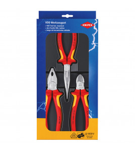 KNIPEX 00 20 12 VDE Electro Set, 3 Part