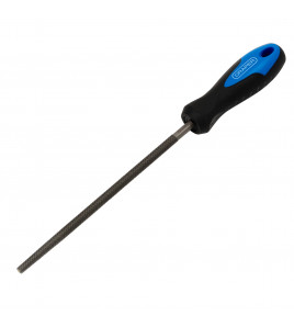 Soft Grip Engineers Round File and Handle, 200mm