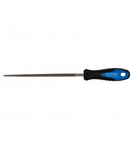 Soft Grip Engineers Round File and Handle, 200mm