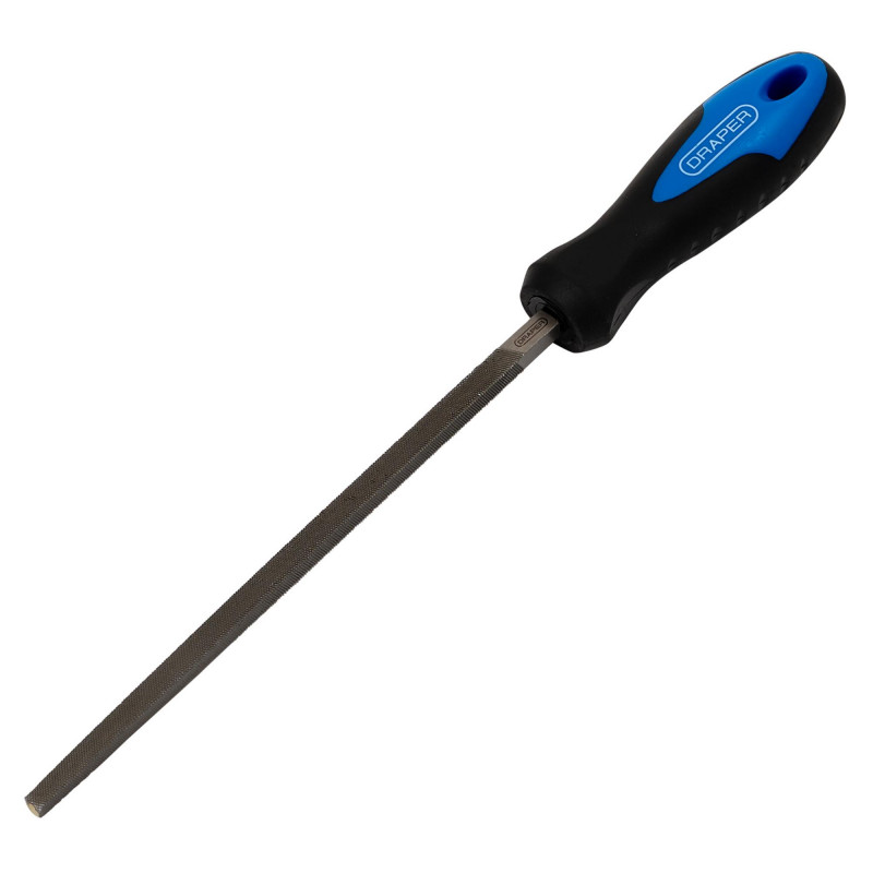 Soft Grip Engineers Square File and Handle, 200mm