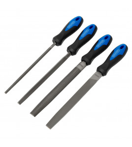 Soft Grip Engineers File Set, 200mm (4 Piece)