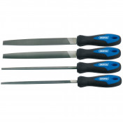 Soft Grip Engineers File Set, 200mm (4 Piece)