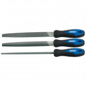 Soft Grip Engineers File Set, 200mm (3 Piece)