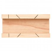 Beechwood Mitre Box, 225 x 70 x 50mm